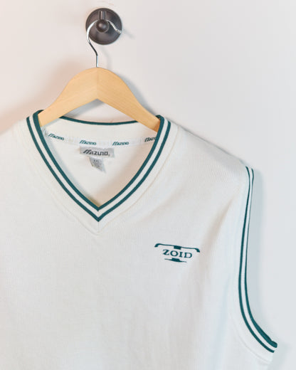 90s Mizuno Golf White/Green Vest (XXL but smaller)