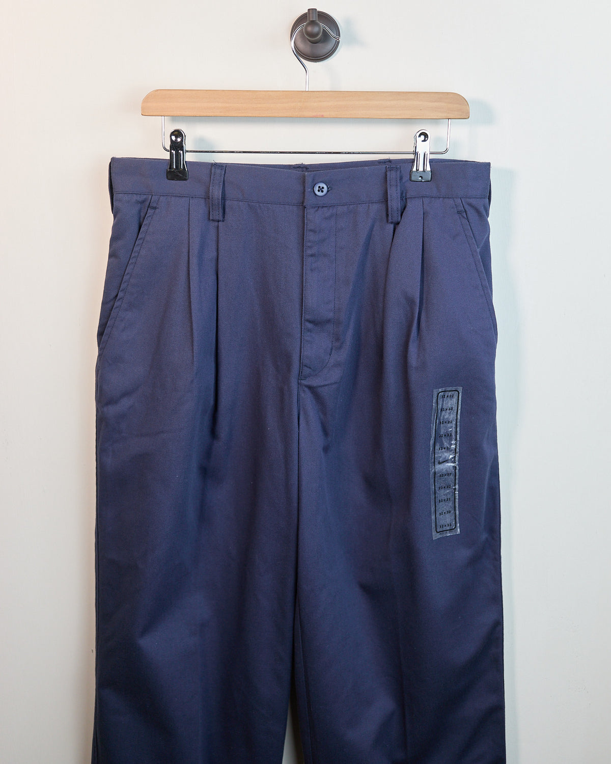 90s Nike Golf Navy Double Pleated Chinos (32/32)