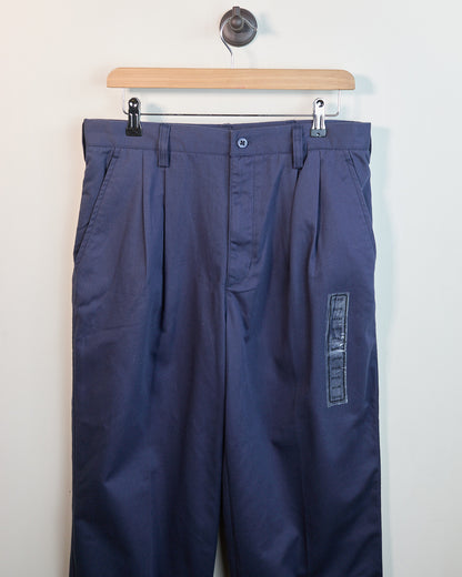 90s Nike Golf Navy Double Pleated Chinos (32/32)