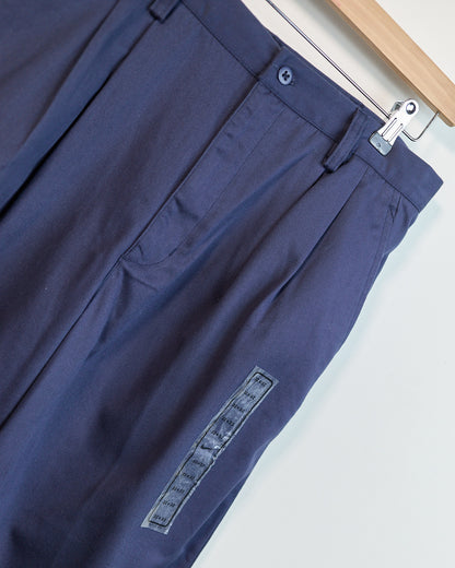 90s Nike Golf Navy Double Pleated Chinos (32/32)