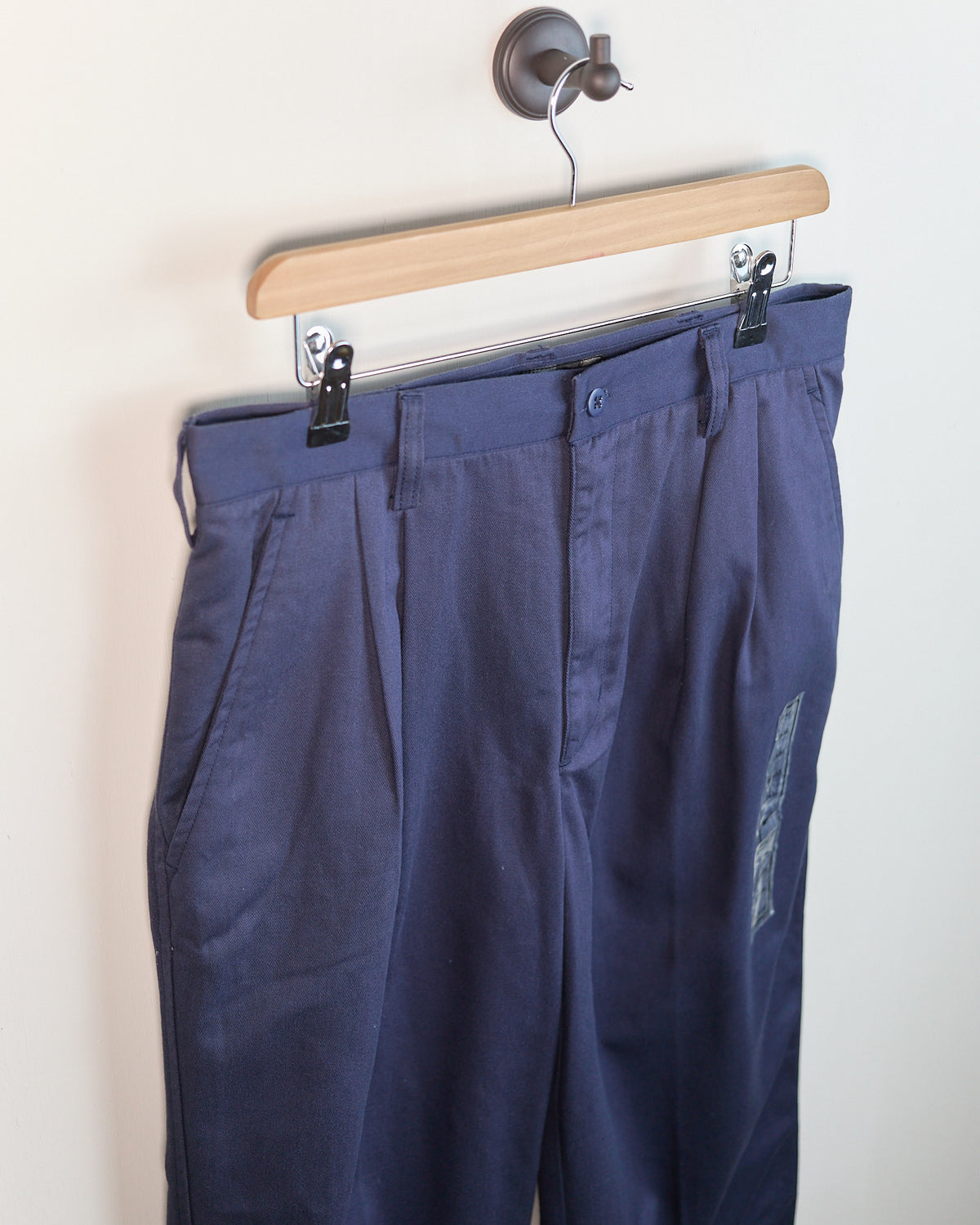 90s Nike Golf Navy Double Pleated Chinos (32/32)