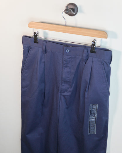 90s Nike Golf Navy Double Pleated Chinos (32/32)