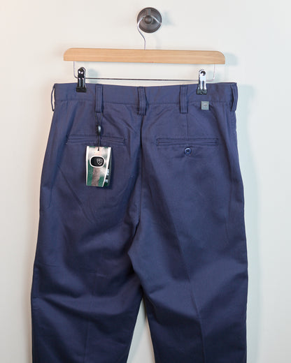 90s Nike Golf Navy Double Pleated Chinos (32/32)