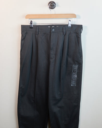 90s Nike Golf Black Double Pleated Chinos (32/32)