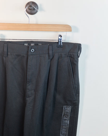 90s Nike Golf Black Double Pleated Chinos (32/32)