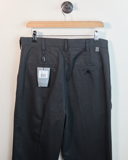 90s Nike Golf Black Double Pleated Chinos (32/32)
