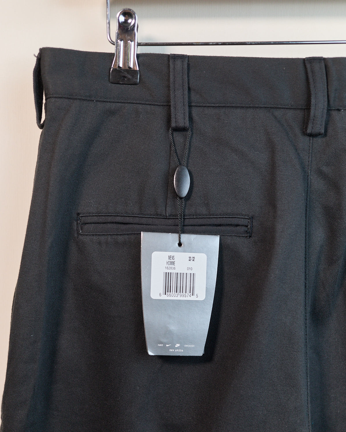 90s Nike Golf Black Double Pleated Chinos (32/32)