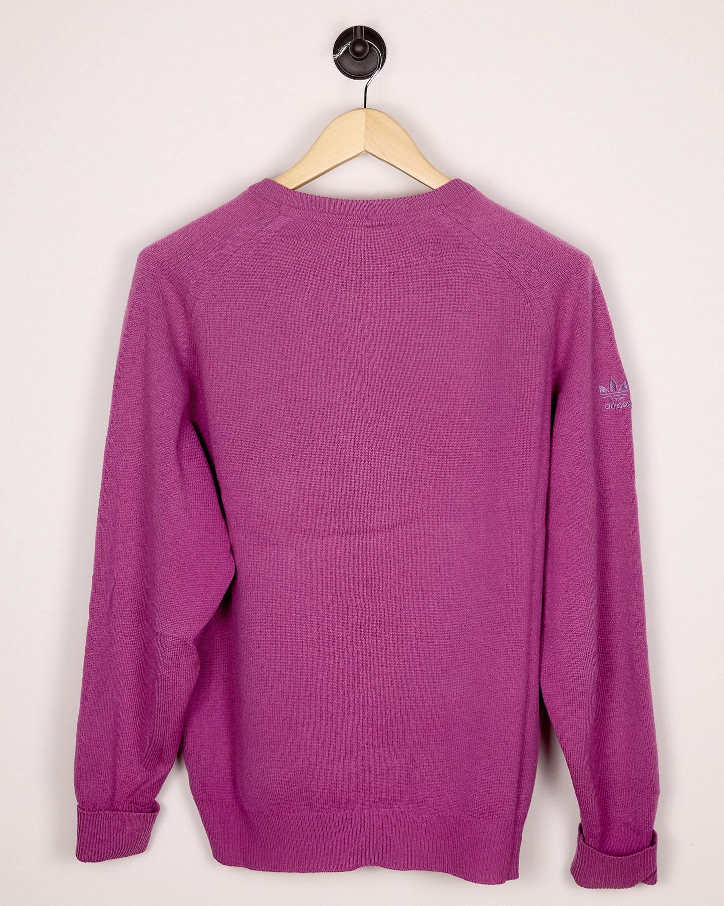 80s Adidas Golf Purple Knitwear (L)