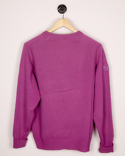 80s Adidas Golf Purple Knitwear (L)