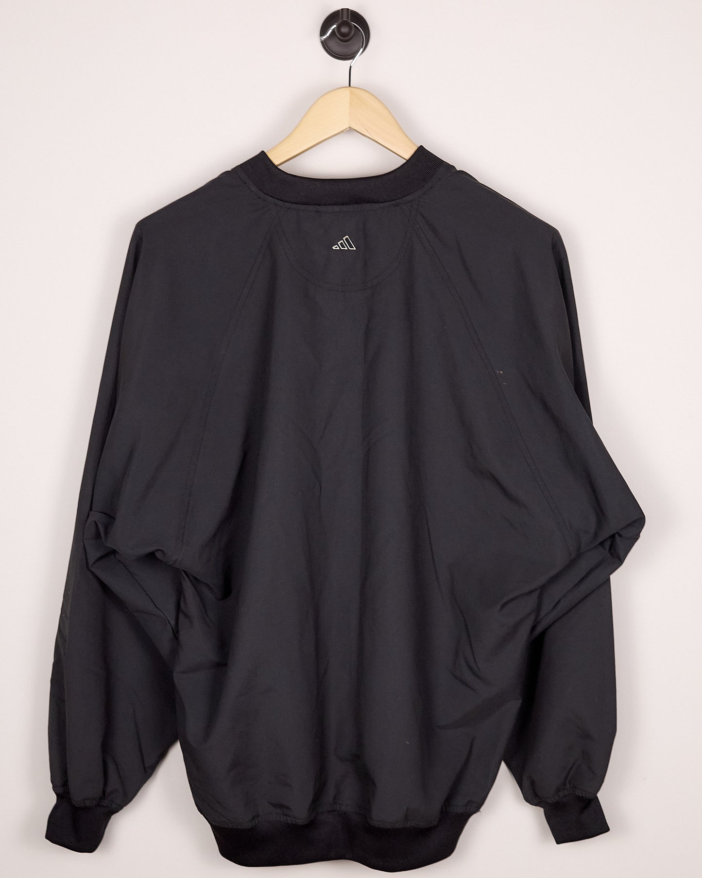 90s Adidas Golf Black/Red Windbreaker (L)