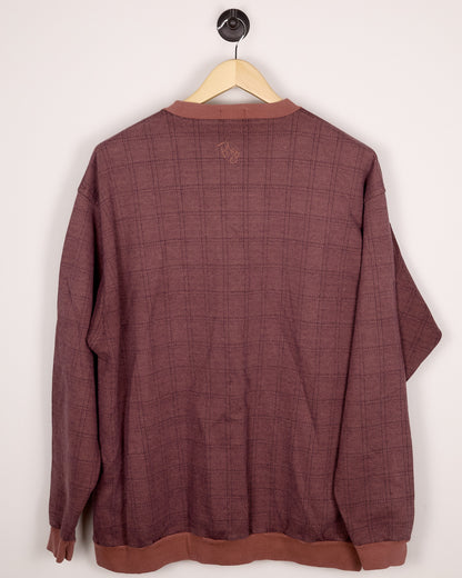 90s Ping Golf Maroon/Black Knitwear (XXL)