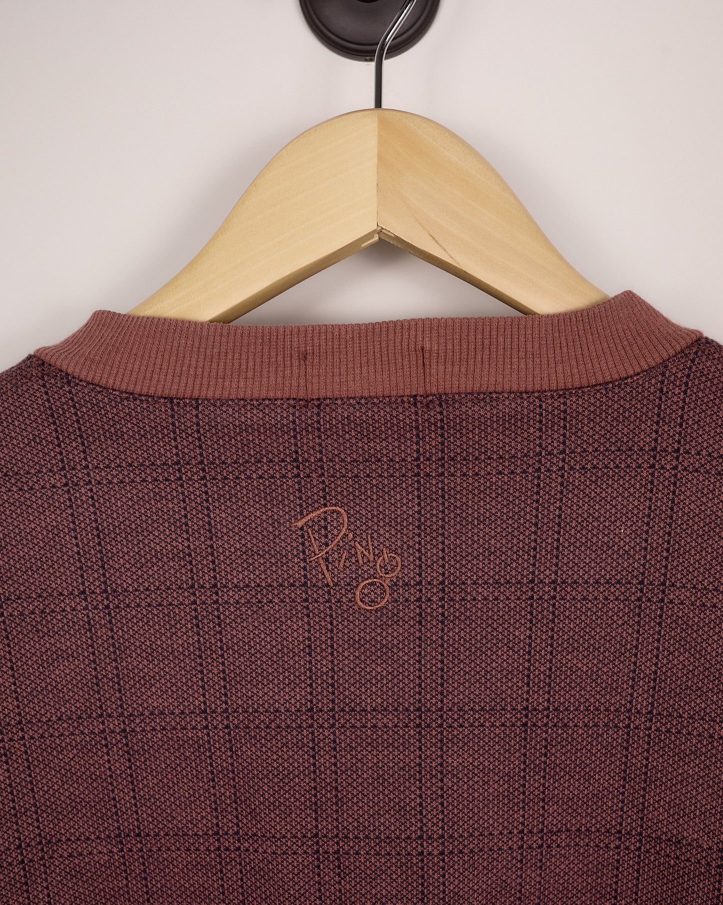 90s Ping Golf Maroon/Black Knitwear (XXL)