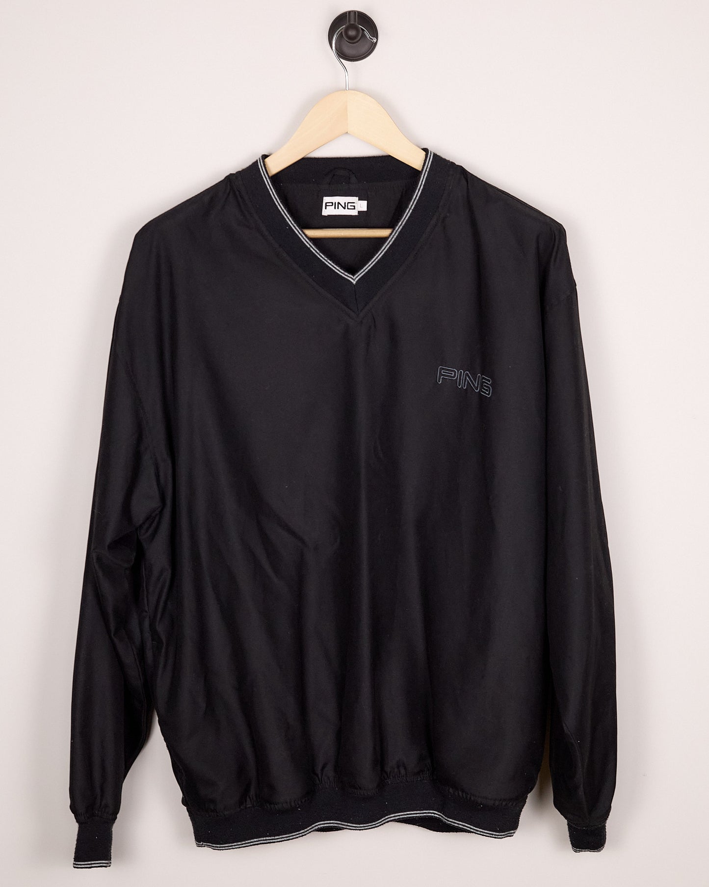 90s Ping Golf Black/Grey Windbreaker (L)