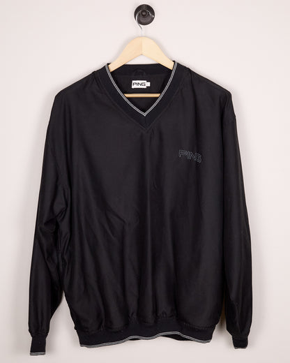 90s Ping Golf Black/Grey Windbreaker (L)