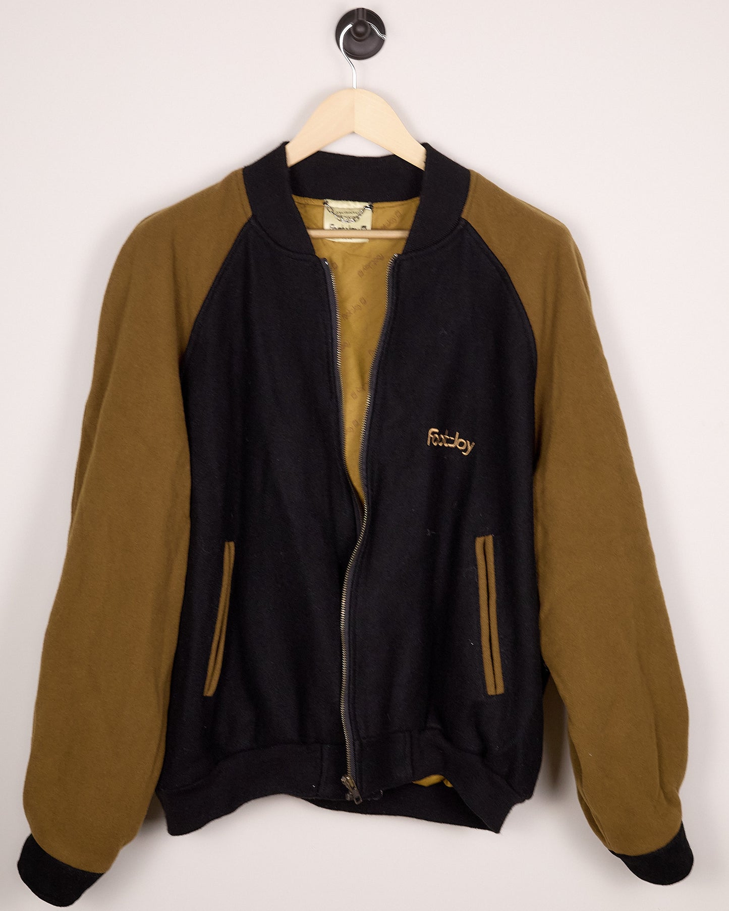 80s/90s FootJoy Black/Brown Full-Zip (XL)