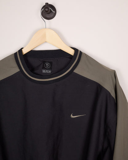 90s Nike Golf Black/Grey Windbreaker (XL)