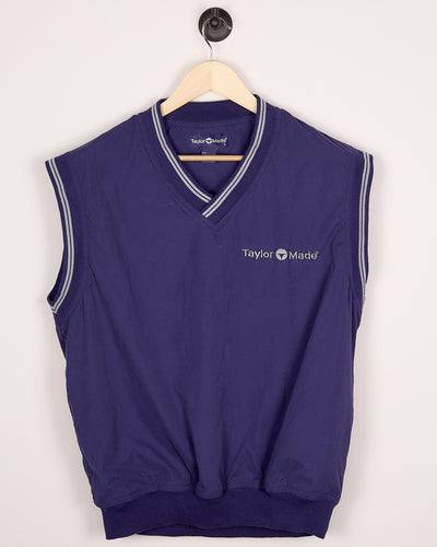 90s TaylorMade Golf Blue/Grey Gilet (L)