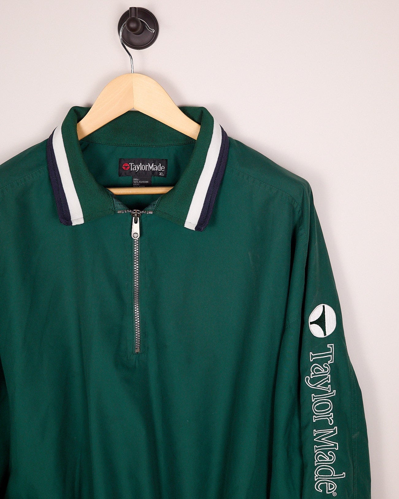 Early 90s TaylorMade Golf Green/White Full-Zip (XL)