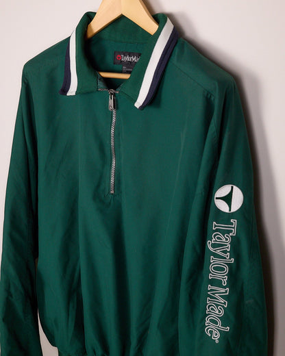 Early 90s TaylorMade Golf Green/White Full-Zip (XL)