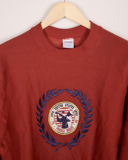 80s Tournament Series Red/Blue Knitwear (S/M)