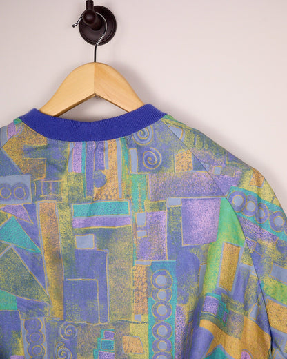Early 90s Sunderland of Scotland Blue/Turquoise Windbreaker (S)