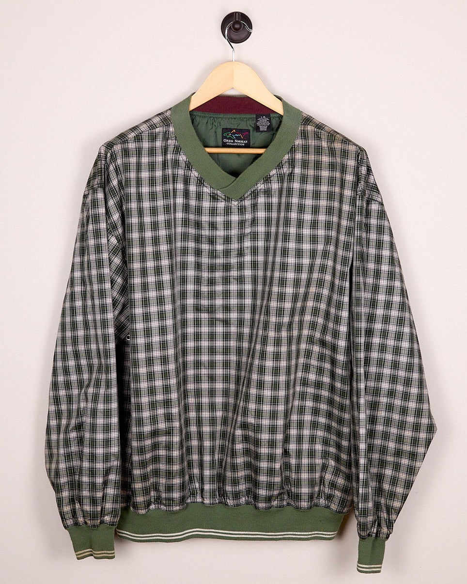early 90s Greg Norman Collection Green/White Windbreaker (L)