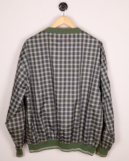 early 90s Greg Norman Collection Green/White Windbreaker (L)