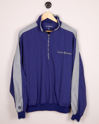 Early 90s TaylorMade Golf Blue/Grey Quarter-Zip (XL)