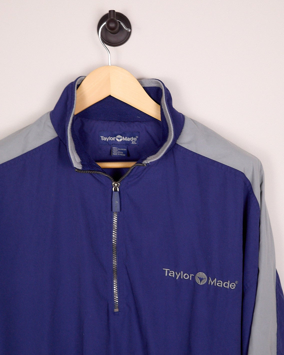 Early 90s TaylorMade Golf Blue/Grey Quarter-Zip (XL)