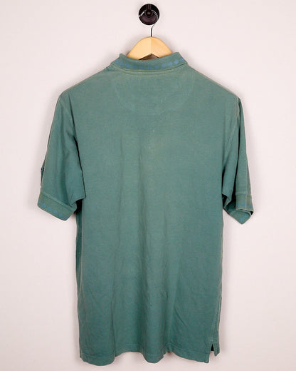 80s/90s TaylorMade Golf Green/Blue Polo (M)