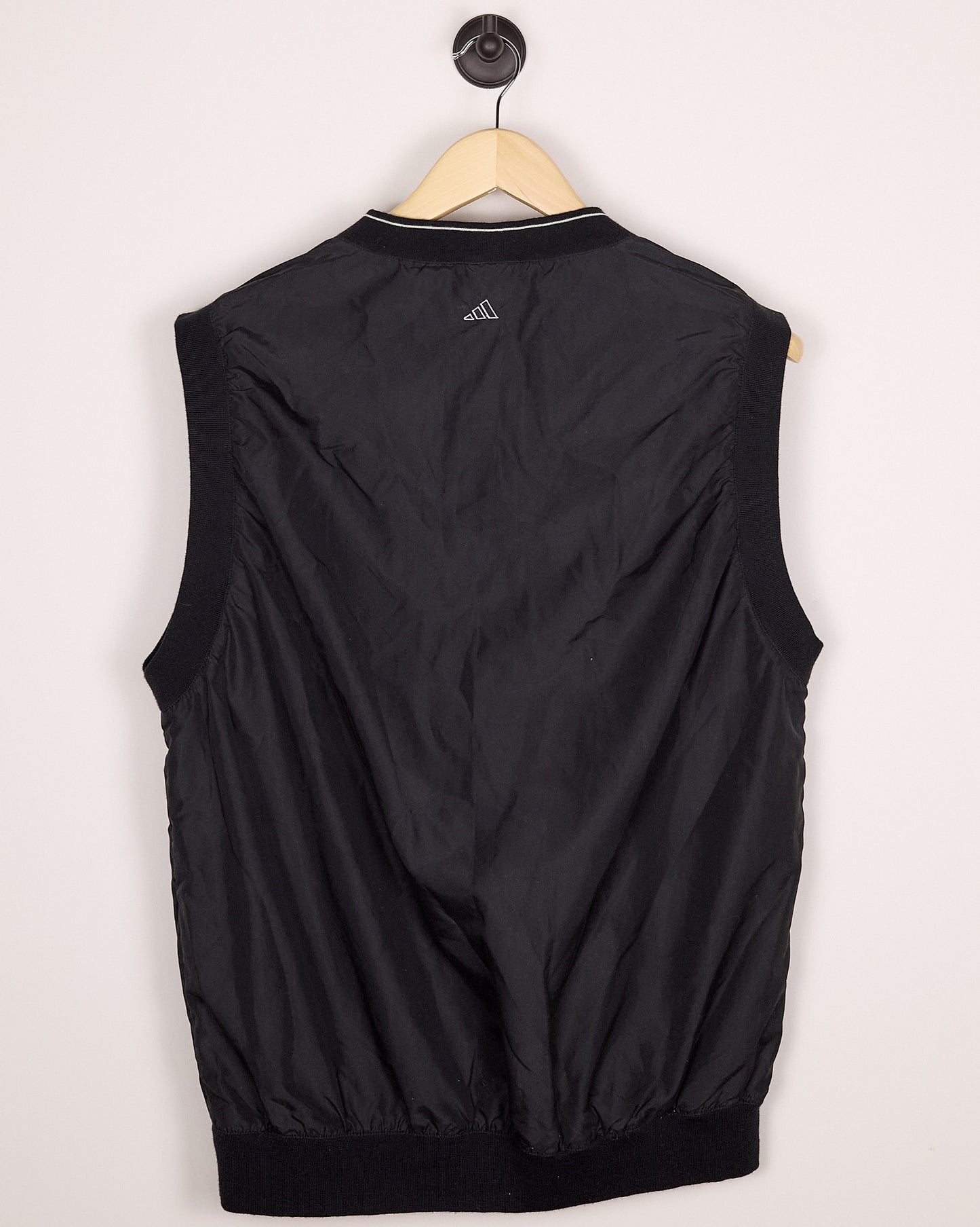 90s Adidas Golf Black/White Gilet (L)