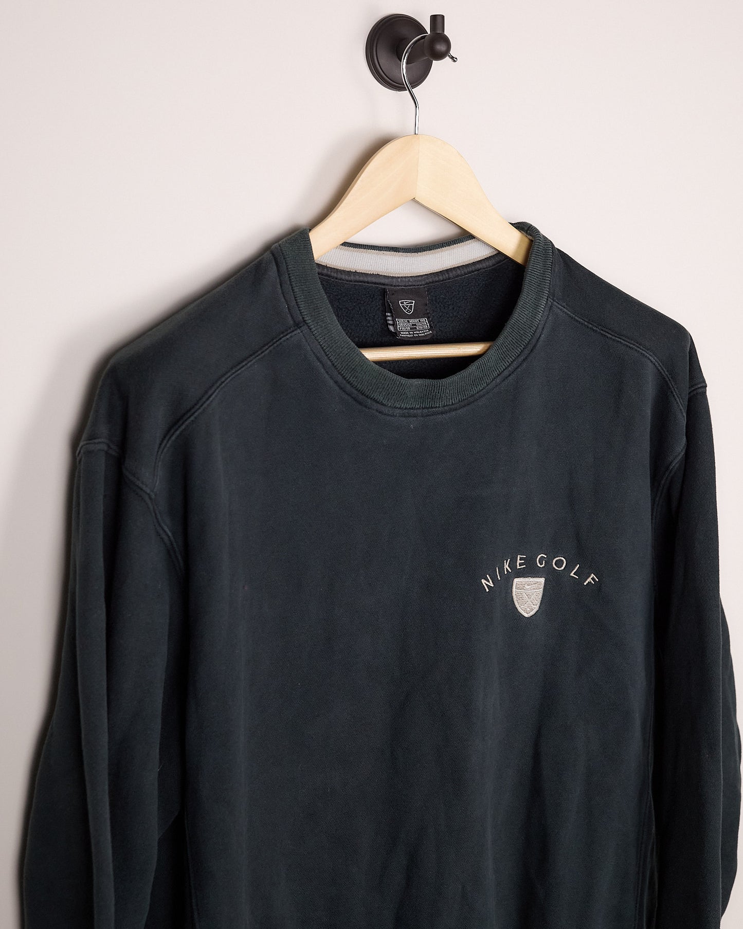 90s Nike Golf Green/Blue Knitwear (XL)