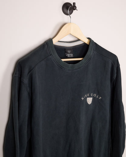 90s Nike Golf Green/Blue Knitwear (XL)
