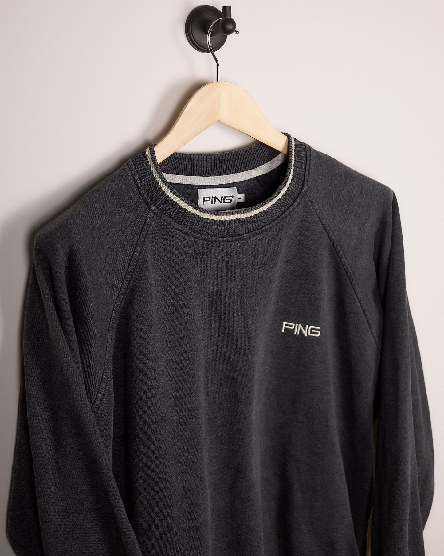 90s Ping Golf Grey/Black Knitwear (L)