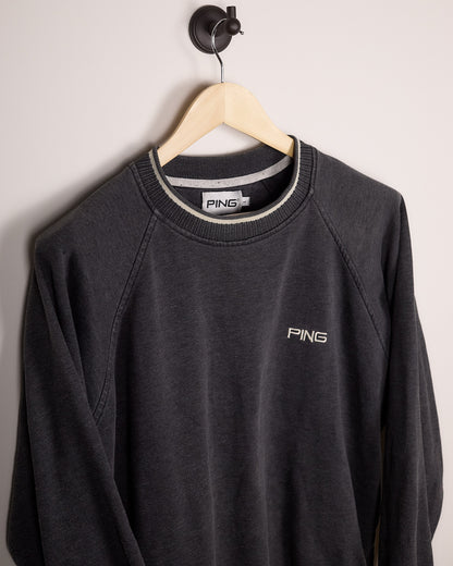 90s Ping Golf Grey/Black Knitwear (L)