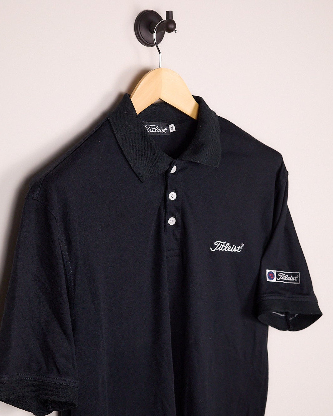 Early 90s Titleist Black/White Polo (XL)