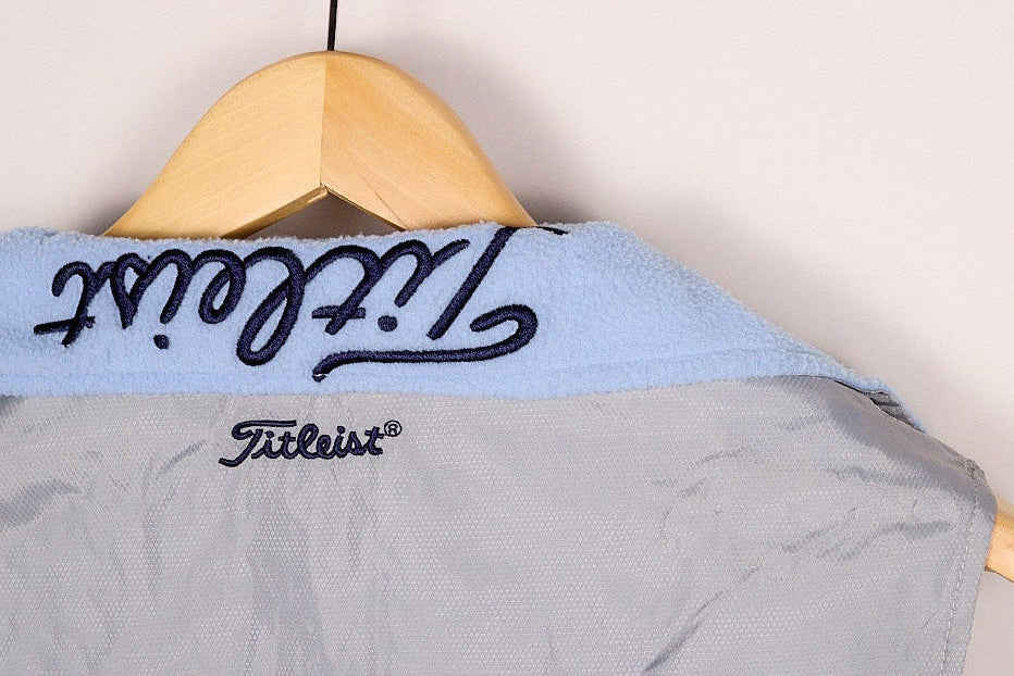 90s/00s Titleist Grey Reversible/Baby Blue Gilet (M)