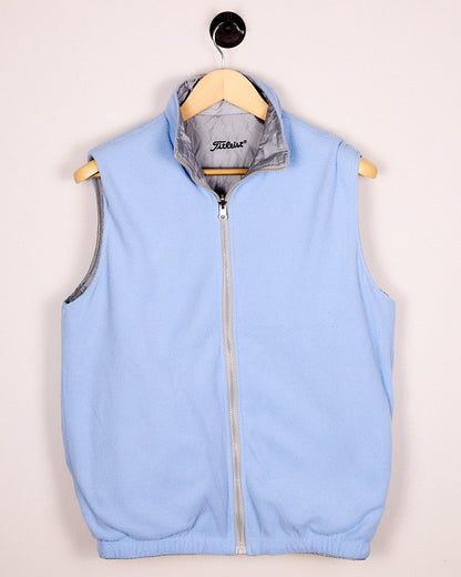 90s/00s Titleist Grey Reversible/Baby Blue Gilet (M)