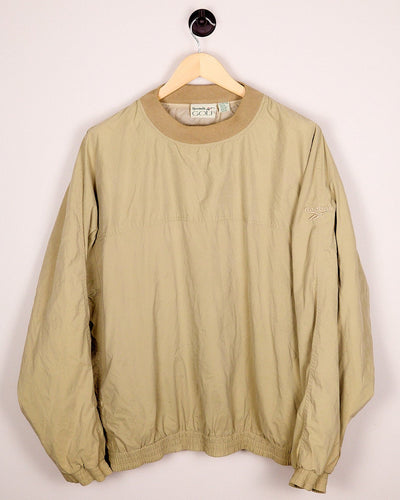 early 90s Reebok Beige Windbreaker (XL)