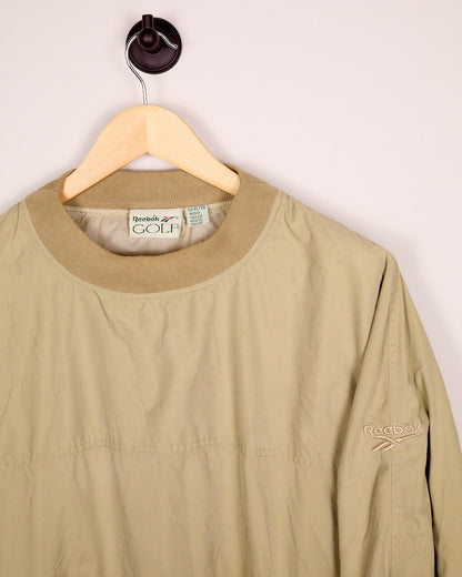 early 90s Reebok Beige Windbreaker (XL)