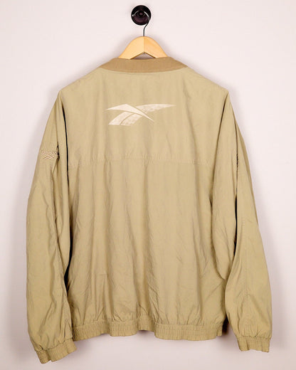 early 90s Reebok Beige Windbreaker (XL)