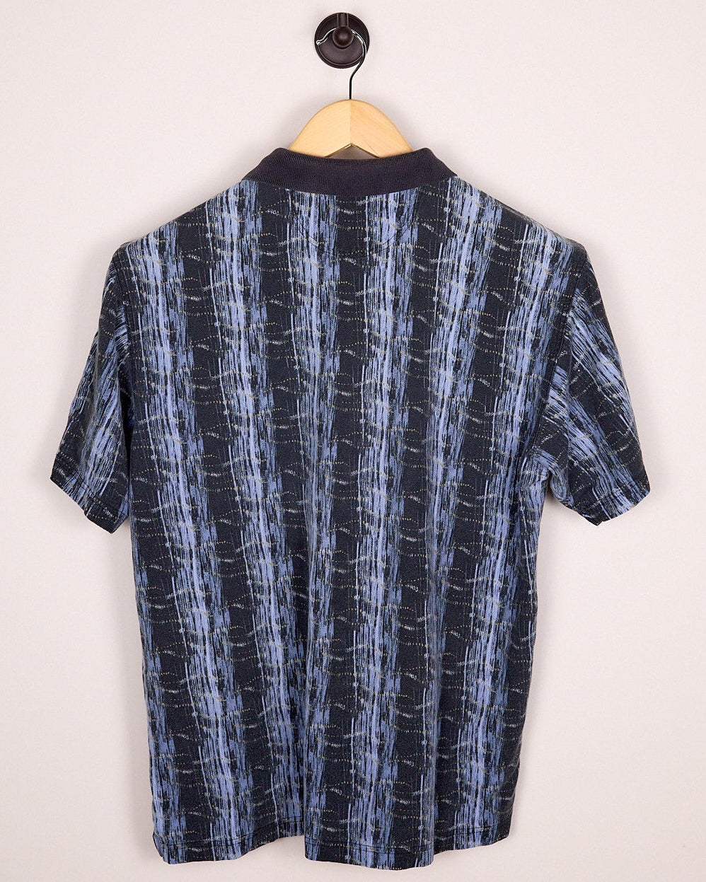 Early 90s Greg Norman Collection Dark Blue/Light Blue Polo (M)