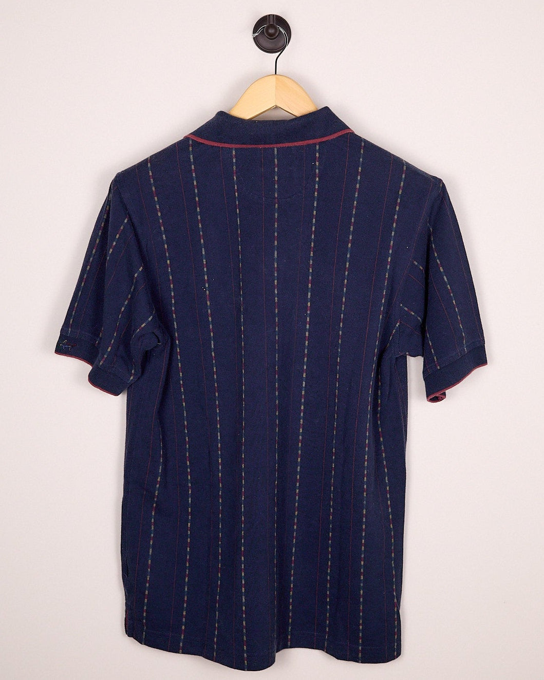 Early 90s Greg Norman Collection, TPC Sawgrass Blue/Red Polo (M)