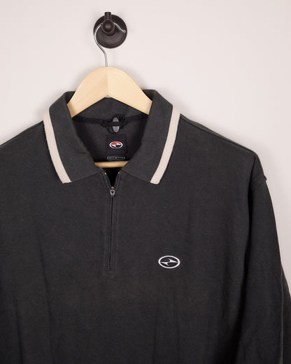 Late 90s Nike Golf Tiger Woods Yin Yang Grey/White Polo (L)