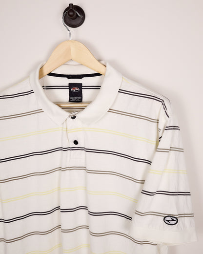 90s Nike Golf White/Black Polo (XL)