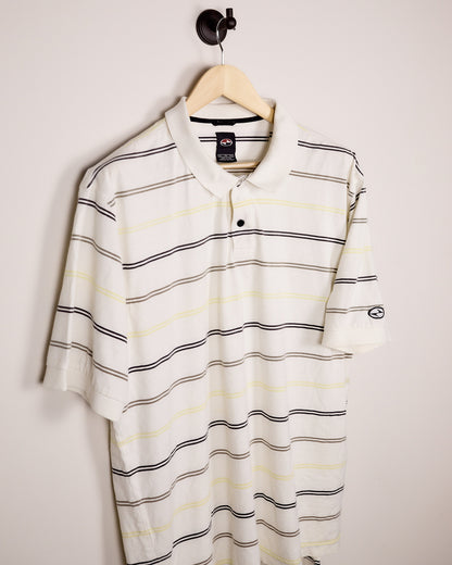 90s Nike Golf White/Black Polo (XL)