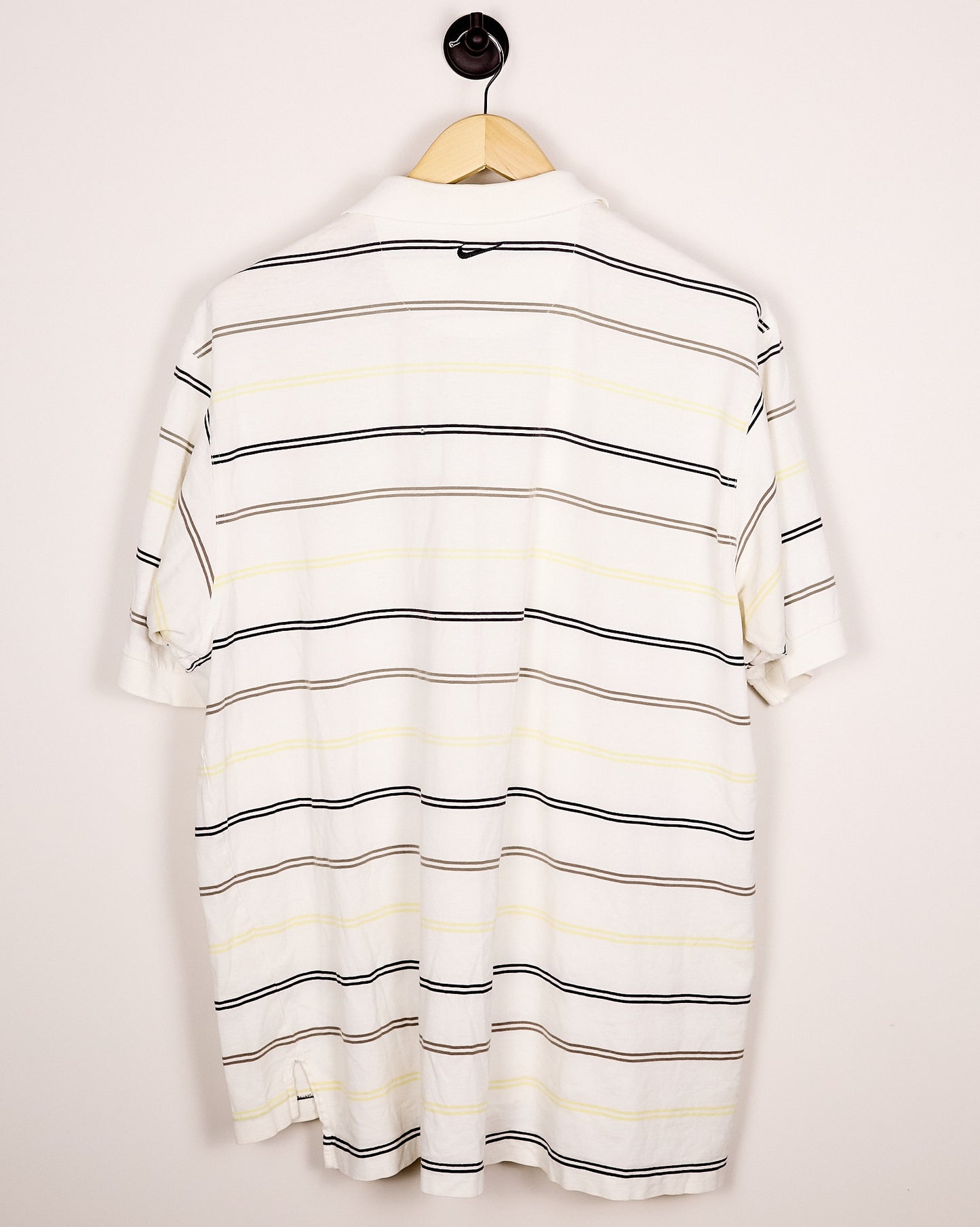 90s Nike Golf White/Black Polo (XL)