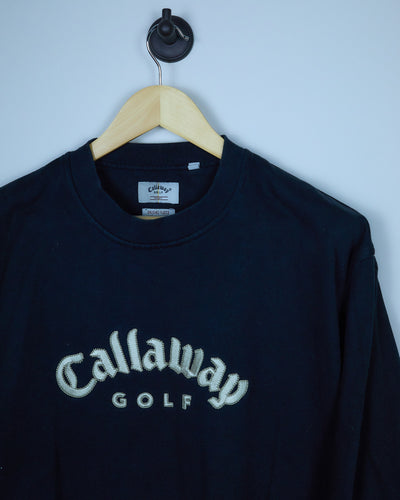 90s Callaway Golf Black/White Jumper (L)