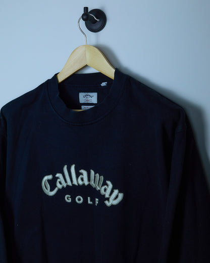 90s Callaway Golf Black/White Jumper (L)