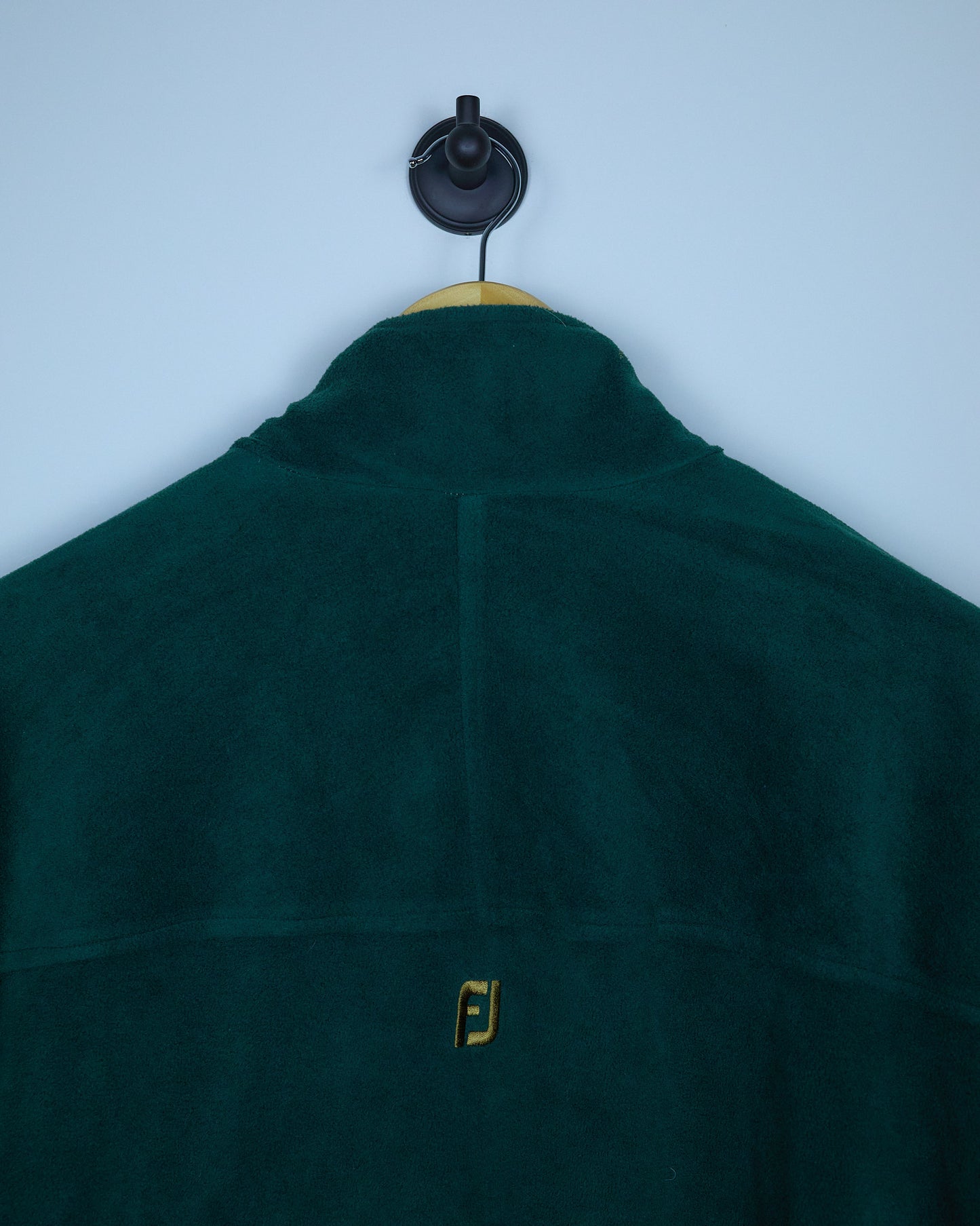 Early 90s FootJoy Beige/Green Reversible Quarter Zip Jacket (XL)